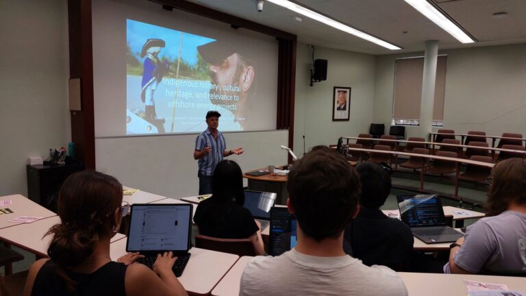 Richard Campbell Presents Guest Lecture on Sea Country and Offshore Energy at UWA
