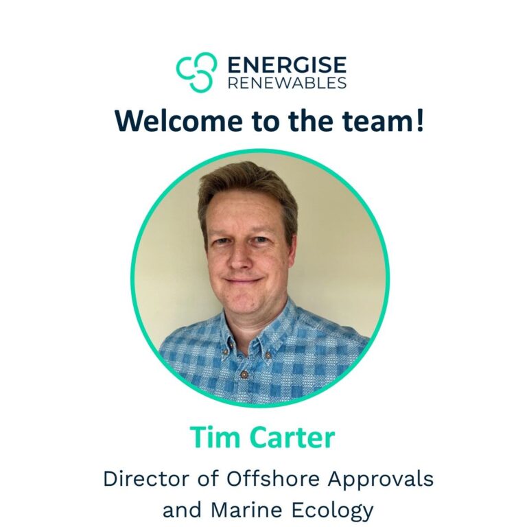 Welcoming Tim Carter to the Energise Team!